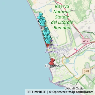 Mappa Via delle Carenarie, 00054 Fiumicino RM, Italia (2.55714)