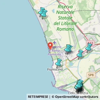 Mappa Via delle Carenarie, 00054 Focene RM, Italia (7.36059)