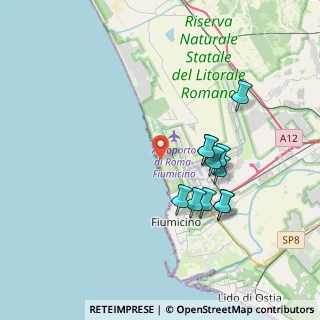 Mappa Via delle Carenarie, 00054 Fiumicino RM, Italia (3.69182)