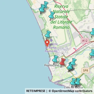 Mappa Via delle Carenarie, 00054 Focene RM, Italia (6.6775)