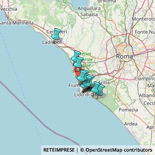 Mappa Via delle Carenarie, 00054 Focene RM, Italia (8.16231)