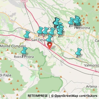 Mappa Milano - Napoli, 00030 San Cesareo RM, Italia (4.201)