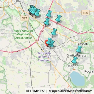 Mappa Via S. Francesco D'Assisi, 00043 Ciampino RM, Italia (5.09)