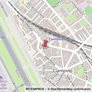 Mappa Via San Francesco D'Assisi, 61, 00043 Ciampino, Roma (Lazio)