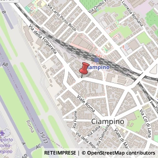 Mappa Via s. francesco d'assisi 34, 00043 Ciampino, Roma (Lazio)