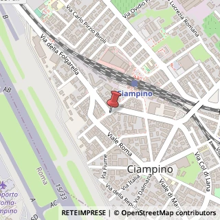 Mappa Via San Francesco D'Assisi, 45, 00043 Ciampino, Roma (Lazio)