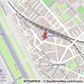 Mappa Via San Francesco D'Assisi, 34, 00043 Ciampino, Roma (Lazio)
