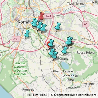 Mappa Rim, 00043 Ciampino RM, Italia (6.428)