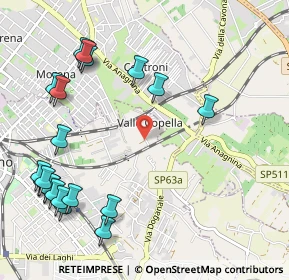 Mappa Via di Valle Coppella, 00043 Ciampino RM, Italia (1.4185)