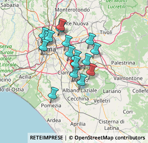 Mappa Via di Valle Coppella, 00043 Ciampino RM, Italia (11.02059)