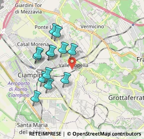 Mappa Via di Valle Coppella, 00043 Ciampino RM, Italia (1.75)