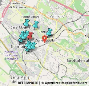 Mappa Via di Valle Coppella, 00043 Ciampino RM, Italia (1.76176)