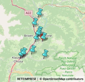 Mappa A St. Andrä, 39042 Bressanone BZ, Italia (5.84182)