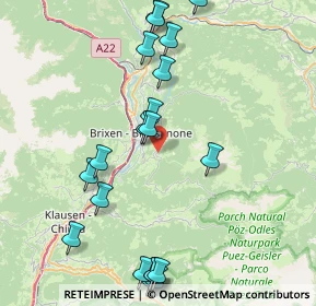 Mappa A St. Andrä, 39042 Bressanone BZ, Italia (9.4165)