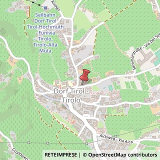 Mappa Via del Seminario, 4, 39019 Tirolo, Bolzano (Trentino-Alto Adige)