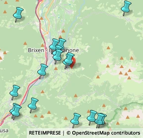 Mappa Via Della Funivia, 39042 Bressanone BZ, Italia (5.02176)