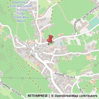 Mappa Via del Seminario, 6, 39019 Tirolo, Bolzano (Trentino-Alto Adige)