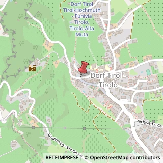 Mappa Via del Castello, 4, 39019 Tirolo, Bolzano (Trentino-Alto Adige)