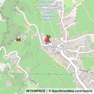 Mappa Via del Castello, 22, 39019 Tirolo, Bolzano (Trentino-Alto Adige)