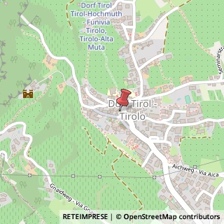 Mappa Via Principale, 4, 39019 Tirolo, Bolzano (Trentino-Alto Adige)