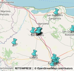 Mappa Via C. Colombo, 71016 San Severo FG, Italia (15.20733)