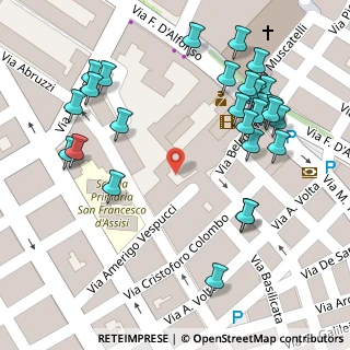 Mappa Via C. Colombo, 71016 San Severo FG, Italia (0.08107)