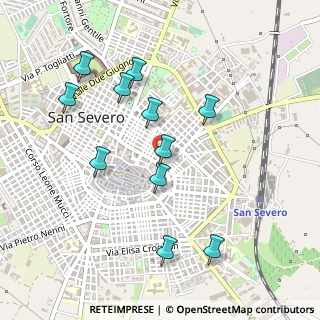 Mappa Via Tiberio Solis, 71016 San Severo FG, Italia (0.50909)