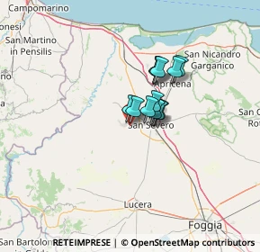 Mappa Via Nunzio Carretta, 71017 Torremaggiore FG, Italia (7.82917)