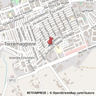 Mappa Via Bezzecca,  113, 71017 Torremaggiore, Foggia (Puglia)