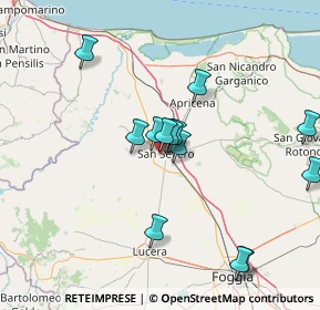 Mappa Viale Castellana, 71016 San Severo FG, Italia (14.80231)