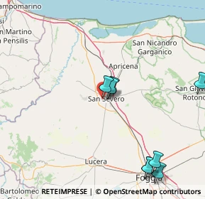 Mappa Viale Castellana, 71016 San Severo FG, Italia (30.50545)