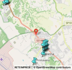 Mappa Via Pontina km 27+800, 00071 Pomezia RM, Italia (2.9925)