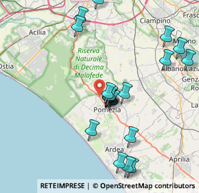 Mappa Via Pontina km 27+800, 00071 Pomezia RM, Italia (8.413)