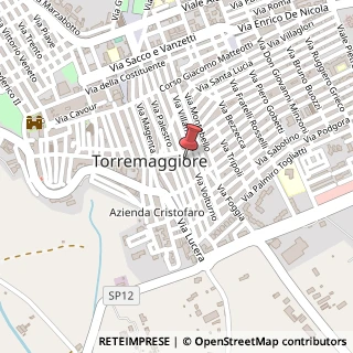 Mappa Via Marsala, 113, 71017 Torremaggiore, Foggia (Puglia)