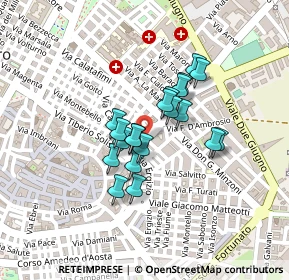 Mappa Vico S. Matteo, 71016 San Severo FG, Italia (0.1585)