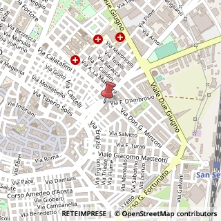 Mappa Via Mercurio, 3, 71016 San Severo, Foggia (Puglia)