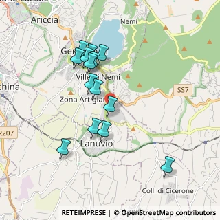 Mappa Via Montecagnoletto, 00045 Genzano di Roma RM, Italia (1.84714)
