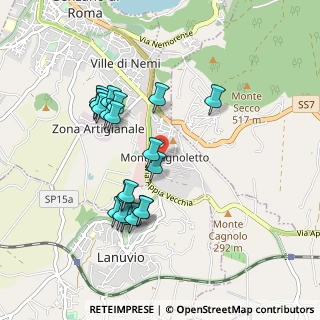 Mappa Via Montecagnoletto, 00045 Genzano di Roma RM, Italia (0.933)