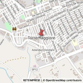 Mappa Via N. Fiani, 105, 71017 Torremaggiore, Foggia (Puglia)