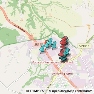 Mappa Via Busto Arsizio, 00071 Pomezia RM, Italia (0.7645)