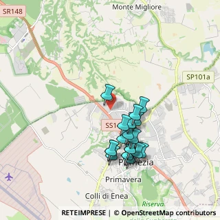 Mappa Via Busto Arsizio, 00071 Pomezia RM, Italia (1.83737)