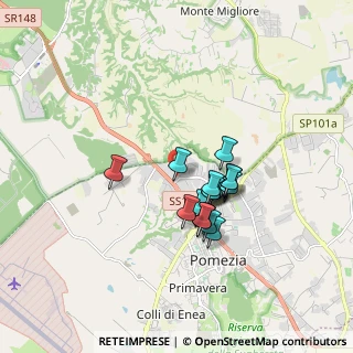 Mappa Via Busto Arsizio, 00071 Pomezia RM, Italia (1.355)