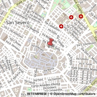 Mappa Piazza Aldo Moro, 71016 San Severo FG, Italia, 71016 San Severo, Foggia (Puglia)