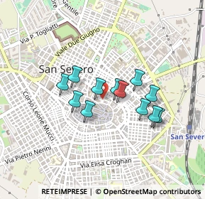 Mappa Piazza Aldo Moro, 71016 San Severo FG, Italia (0.34417)