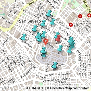 Mappa Corso Vittorio Emanuele II, 71016 San Severo FG, Italia (0.219)