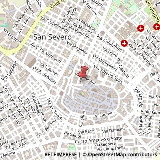 Mappa Corso Vittorio Emanuele II, 14-16, 71016 San Severo, Foggia (Puglia)