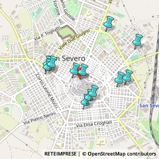 Mappa Corso Vittorio Emanuele II, 71016 San Severo FG, Italia (0.46833)