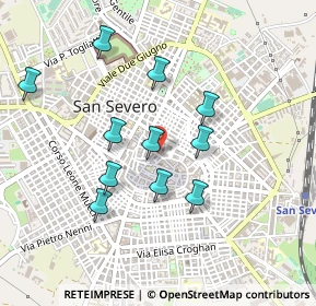 Mappa Via Imbriani, 71016 San Severo FG, Italia (0.44636)