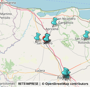 Mappa Via Imbriani, 71016 San Severo FG, Italia (19.60091)