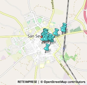 Mappa Via San Giuseppe, 71016 San Severo FG, Italia (0.34769)